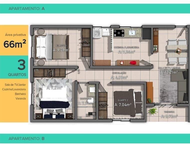 Foto 8 de Apartamento no Condominio Zurick