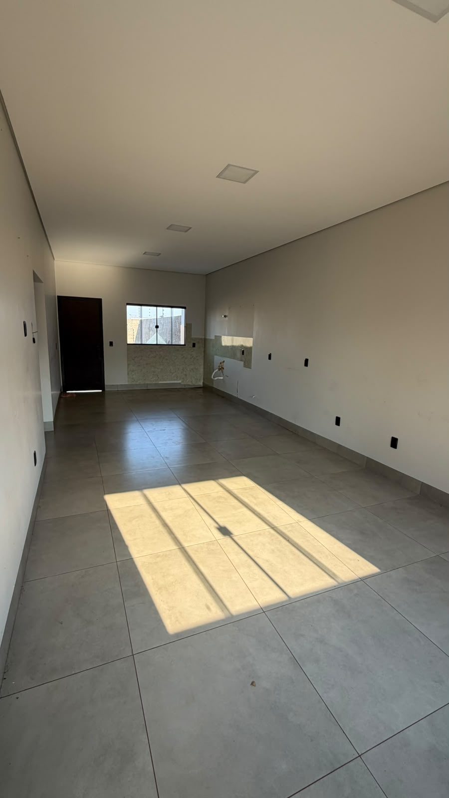 Sala e cozinha conjugadas